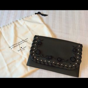 KATE SPADE NEW YORK CLUTCH w/ PROTECTIVE BAG NWOT